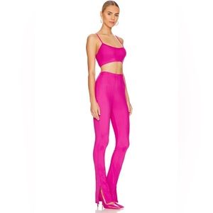 SUPERDOWN Damasia Mesh Pant Set in Pink